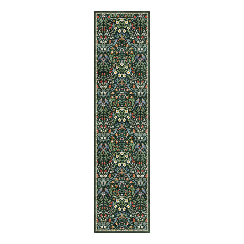 Destinay Floral Area Rug, Runner 61 x 244 cm