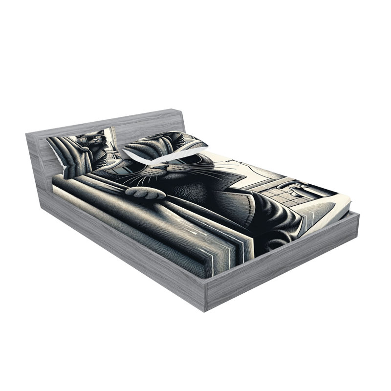 Ensemble de draps en microfibre pour chambre d'amis, Grand