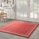 Argentino Abstract Machine Woven Chenille Indoor/Outdoor Area Rug in Red