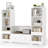 Aaronda 70.7" W x 51.1" H Bookcase 4 Tier 9 Cube Bookshelf with Drawers Horizontal Toy Storage Organizer-1406484951