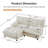 2-Seater L-Shaped Sectional-562309392