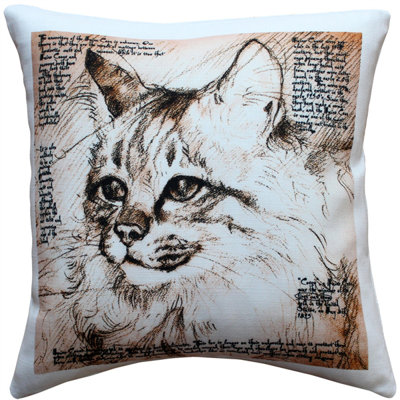 Animal Print Reversible Throw Pillow