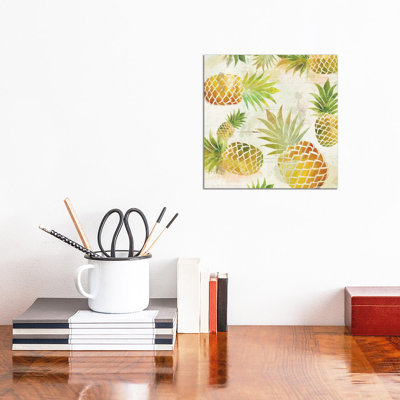 Pineapple Dance II by Carol Robinson - Wrapped Canvas Print
