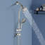 Tête de douche à pluie murale 5 pouces avec douche à main multifonction Topcraft-125562382