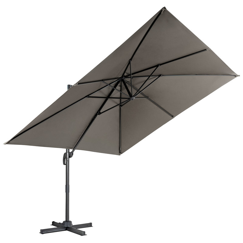 295cm Cantilever Parasol, Grey