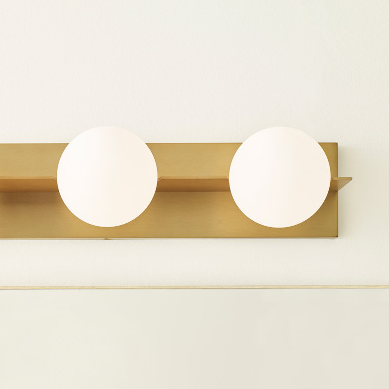 Orbel 3 - Light Vanity Light, Yes, Natural Brass