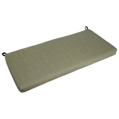 42-Inch Woven Olefin Outdoor Loveseat Cushion