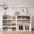 Latitude RunÂ® Shoes Rack, Free Standing Wood Closet Organizer Unit-1023698314-1011642017