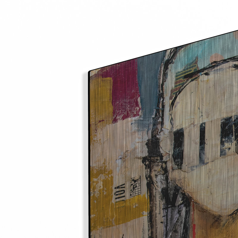  «Sunset Blvd.» par Erin Ashley, art mural en métal, 36 po x 36 po