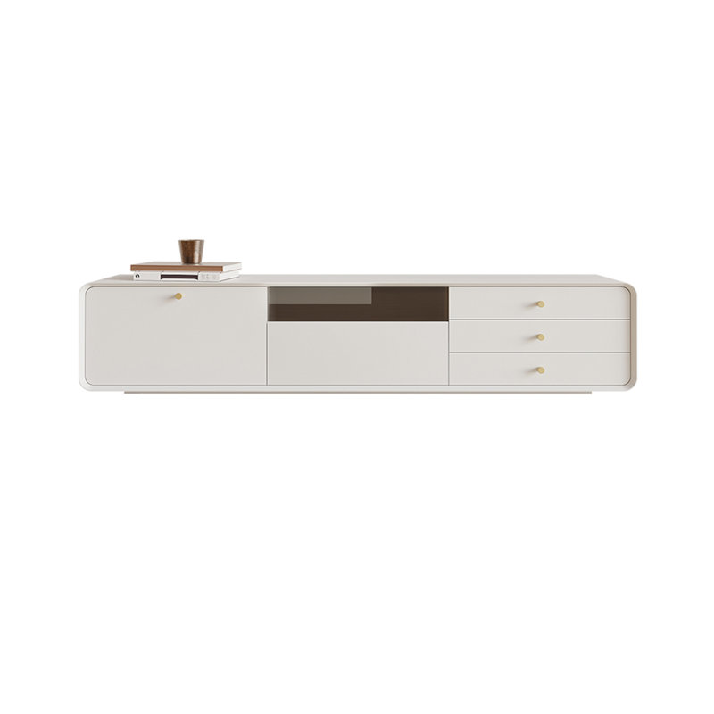 Meuble télé en bois de style français, 70.86"