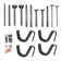 Rad Sportz 2-Kayak Storage Rack - Freestanding Vertical Stand for Paddleboards or Kayaks with 175lbs Capacity - For Indoor or Outdoor, Black