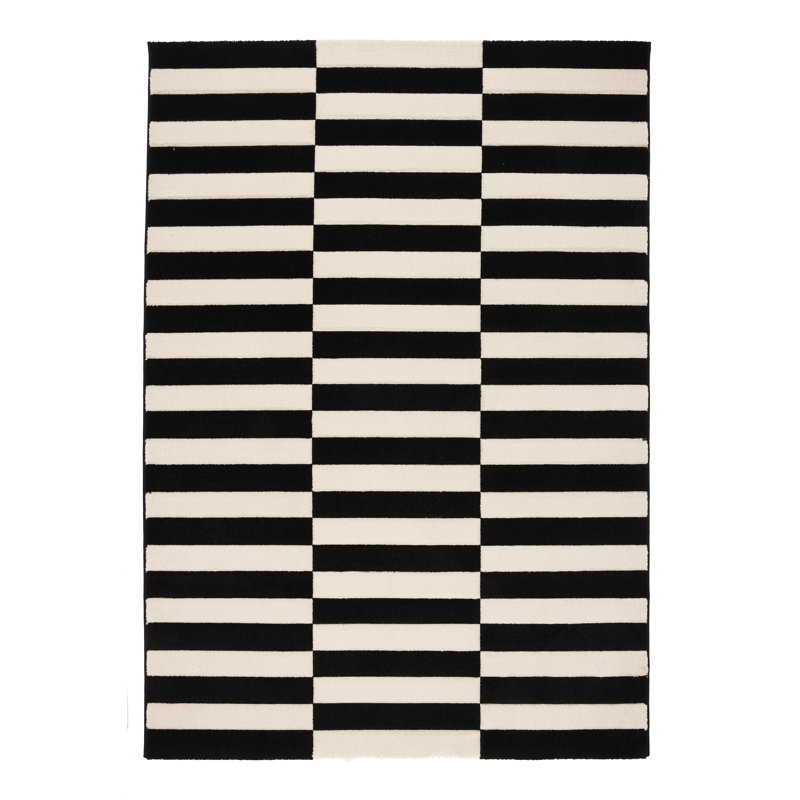 Geometric Machine Made 100% Polypropylene Area Rug, Rectangle 120 x 170 cm