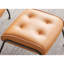 Fauteuil d'appoint en cuir fleur et coussin supérieur, structure en métal, chaise de 38 po x H 37 po, l 21 po x P 19 po, à partir de - pieds, revêtement, coussins, l 19 po, P 37 po-1276522506