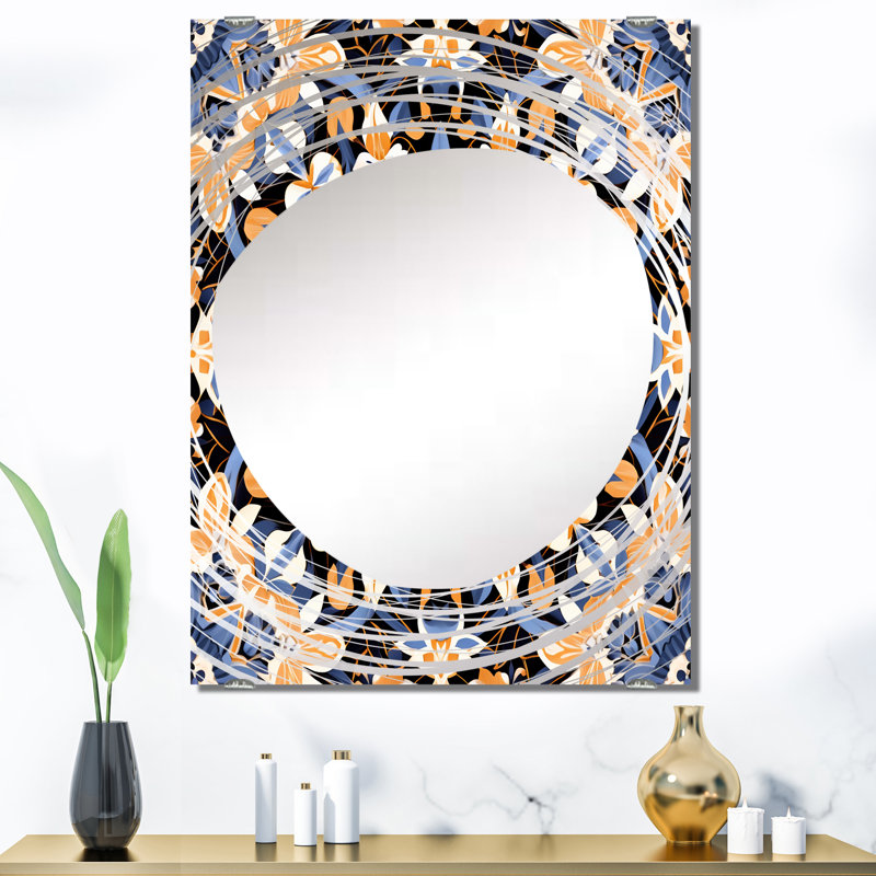Tiles In Grèce I - Miroir mural décoratif à carreaux abstraits MIR138061, 40 po x 30 po