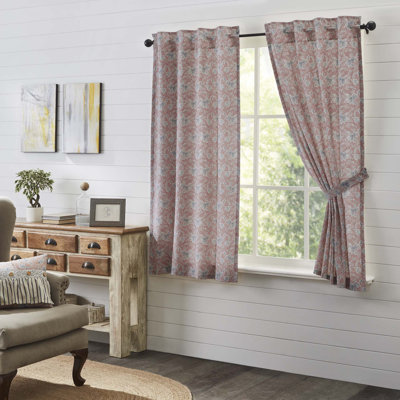 Louann 100% Cotton Room Darkening Curtain Panel Pair