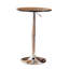 Table moderne réglable en bois noir et métal
