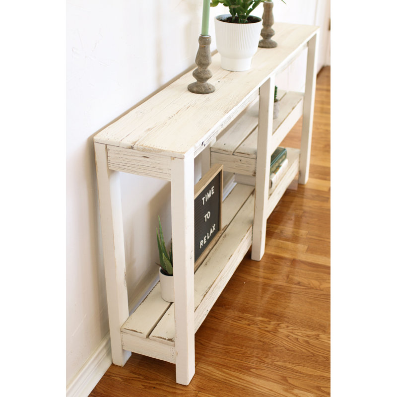 White 60" Midway Console