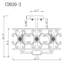 Plafonnier semi-encastré cylindrique simple 17,72 po 3 lumières Shawnigan-720895043