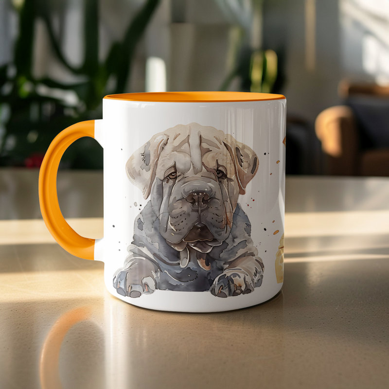 Mug, Orange, 4