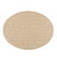 Table basse d'extérieur, tissé, P 24,48 po x l 32,29 po, H 15,07 po, brun, capacité de charge maximale de 225 lb, plateau tissé charmant, aspect terre, brun