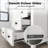Wimer Sharee 30" Modern Single Bathroom Vanity Set with Sink Top, Faucet, Eco-friendly Hand Paint-938744625