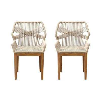 Beverly Outdoor Teak Dining Armchair