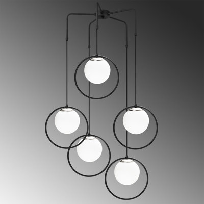 Tassone 5 - Light Black Unique/Statement Pendant