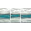 « clouds over the marshal triptyque », ensemble de 3 reproductions sur toiles-29544561