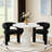 Modern Upholstered Barrel Dining Chairs-95262513