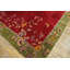 Antique Wool Red / Rust Hand Knotted Pile Chinese Art Deco Rug
