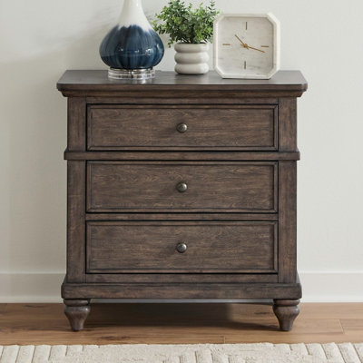 Yorktown Nightstand With Charging Station