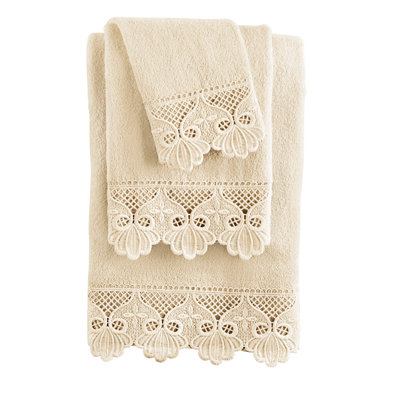 Ensemble de serviettes de bain 3 pièces Macramé