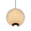 Celeste - Luminaire suspendu à DEL intégré 12 po - Abat-jour en verre Diamond - Finition bronze industriel-1957919942