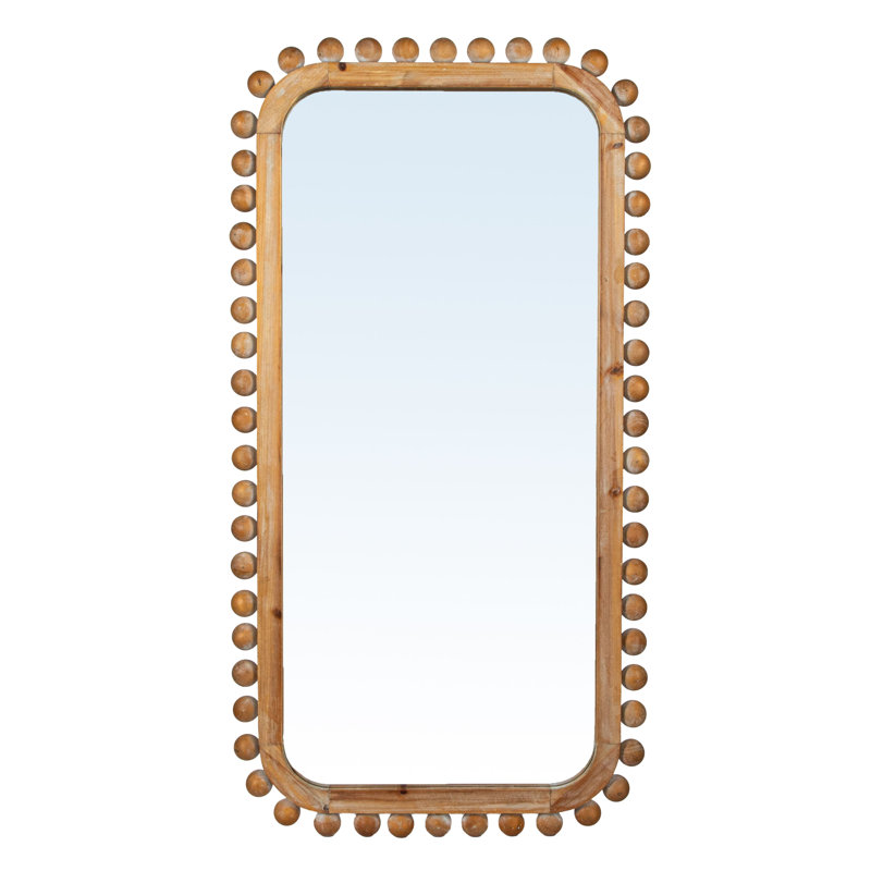 Firwood Boho-Southwestern Rectangular Wall Mirror
