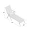 Soileau Outdoor Chaise Lounge