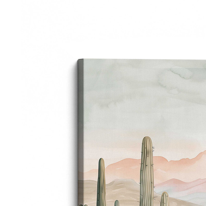 Toile roulée «Cactus Waltz I», Toile tendue, 72" H x 48" W x 1.25" D