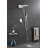 Shower System,Waterfall Rainfall Shower Head With Handheld, Shower Faucet Set For Bathroom Wall Mounted