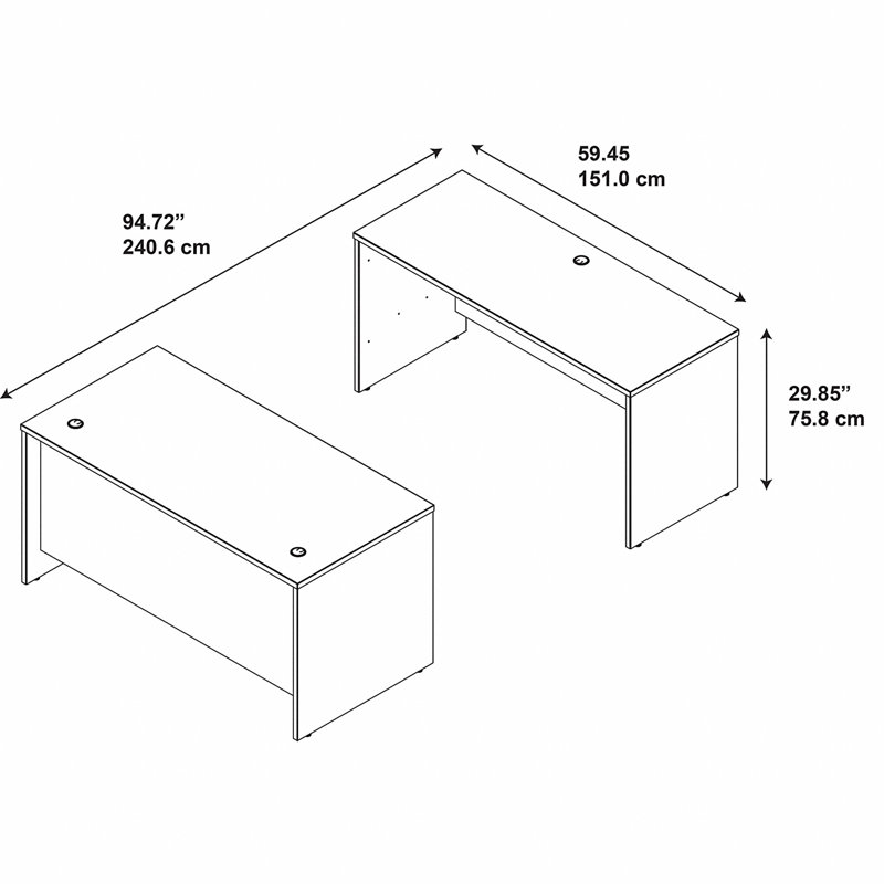 Series C Elite Desk Shell