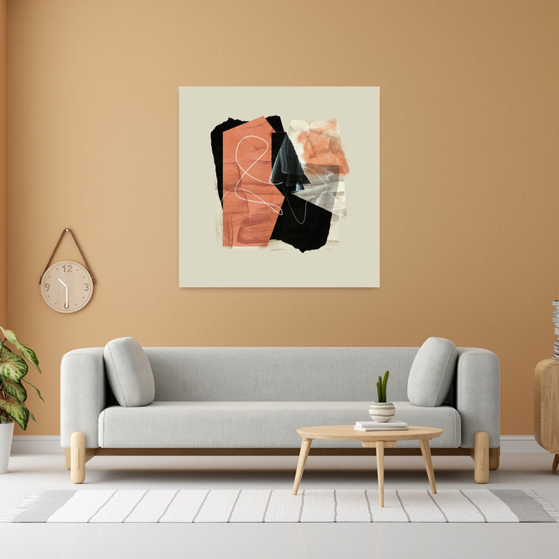Art contemporain, art contemporain abstrait, H 48 po x l 48 po
