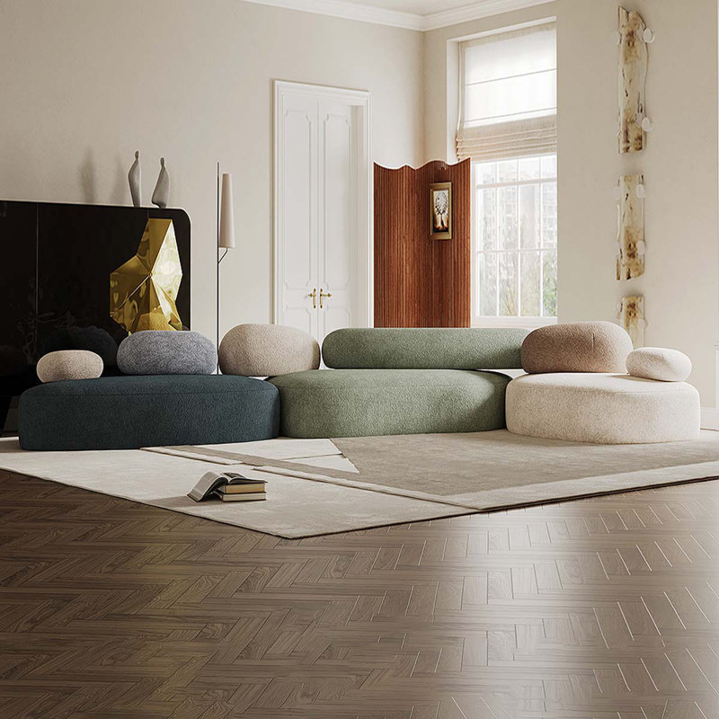 Ensemble de salon en tissu Cobblestone