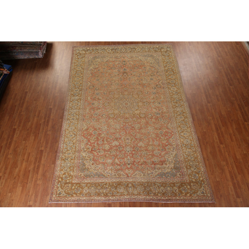 Tapis en laine fait à la main 9 x 13
