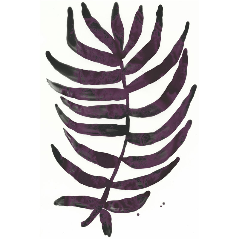 Foliage Fossil VI by June Erica Vess - Wrapped Canvas Painting, 46cm H x 30cm W
