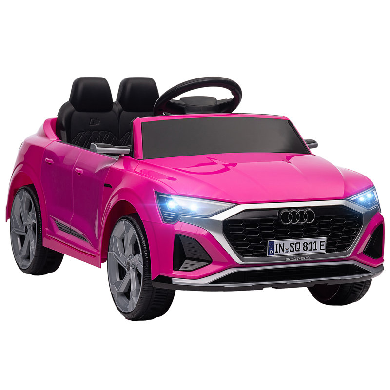 Voiture sous licence 12V 12V avec Q8 etron Sportback, Rose