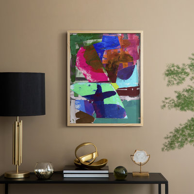Brights Strokes III Framed Print - Solid Wood
