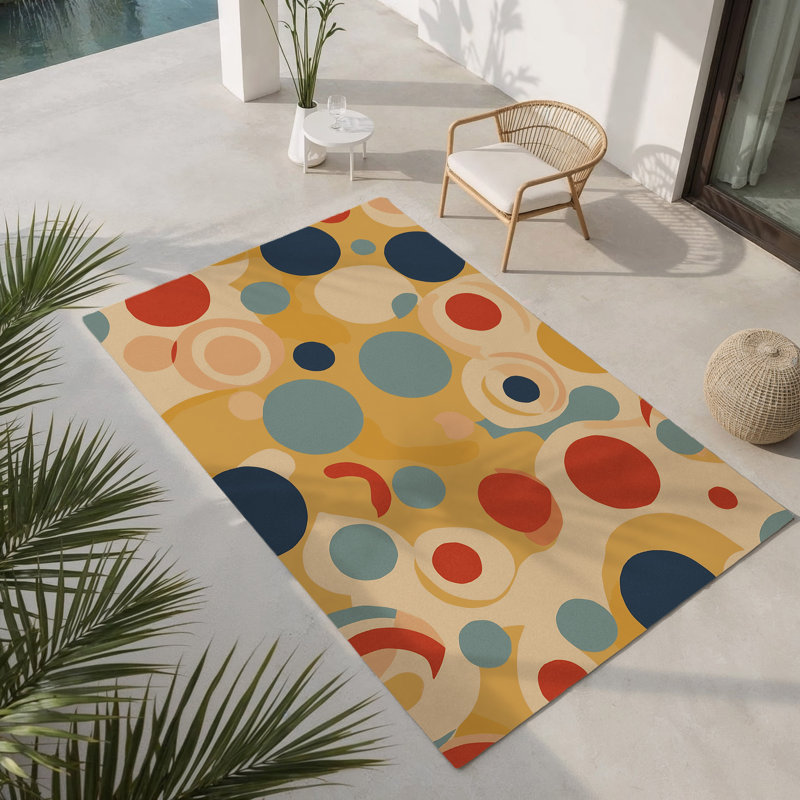 Tapis intérieur et extérieur Snazzy Dash, Rectangle 5 pi x 7 pi