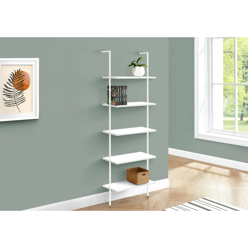 Bibliothèque à 5 niveaux en métal - fonctionnelle pour la décoration de bureau