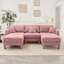 Canapé modulaire en U à 3 places Boucle Fabric-1793667913