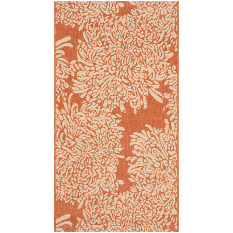 Chrysanthemum Martha Stewart Performance Floral Rug
