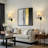 Modern 1 - Light Dimmable Iron Swing Arm Sconce-442387474