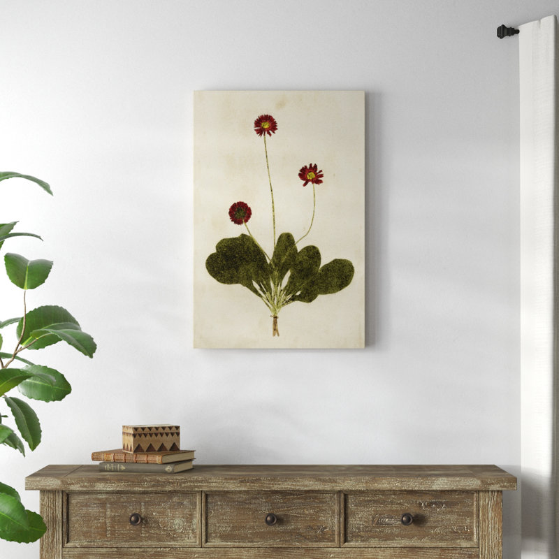 «Botanical Impression III», peinture sur toile, H 36 po x l 24 po